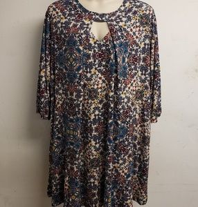 Cato Key Hole Cut Out Dress